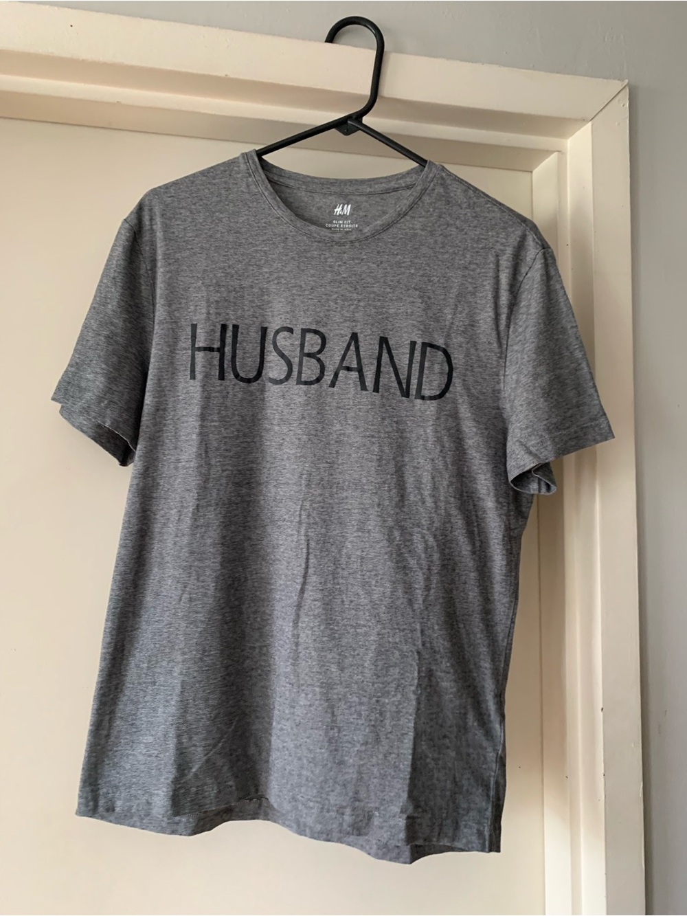 Men's 'HUSBAND' Graphic Tee - Gray